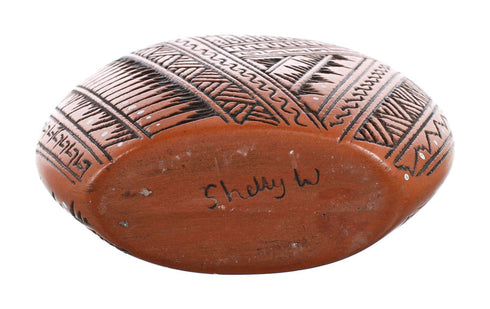 Hand Crafted Navajo Pot By Artist Shelly Watchman JX130396